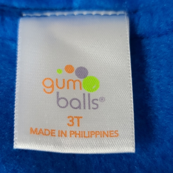 Gumballs 3T black and blue hooded jacket - Picture 6 of 7